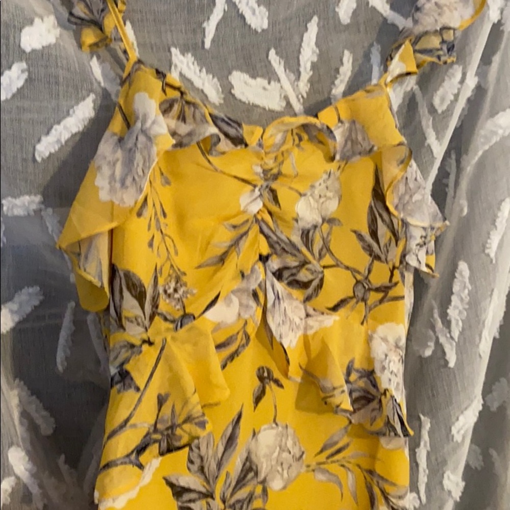 Stunning yellow floral dress